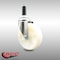Service Caster 5 Inch 316SS Nylon Wheel Swivel 7/8 Inch Expanding Stem Caster SCC-SS316EX20S514-NYS-78 - alternate 1